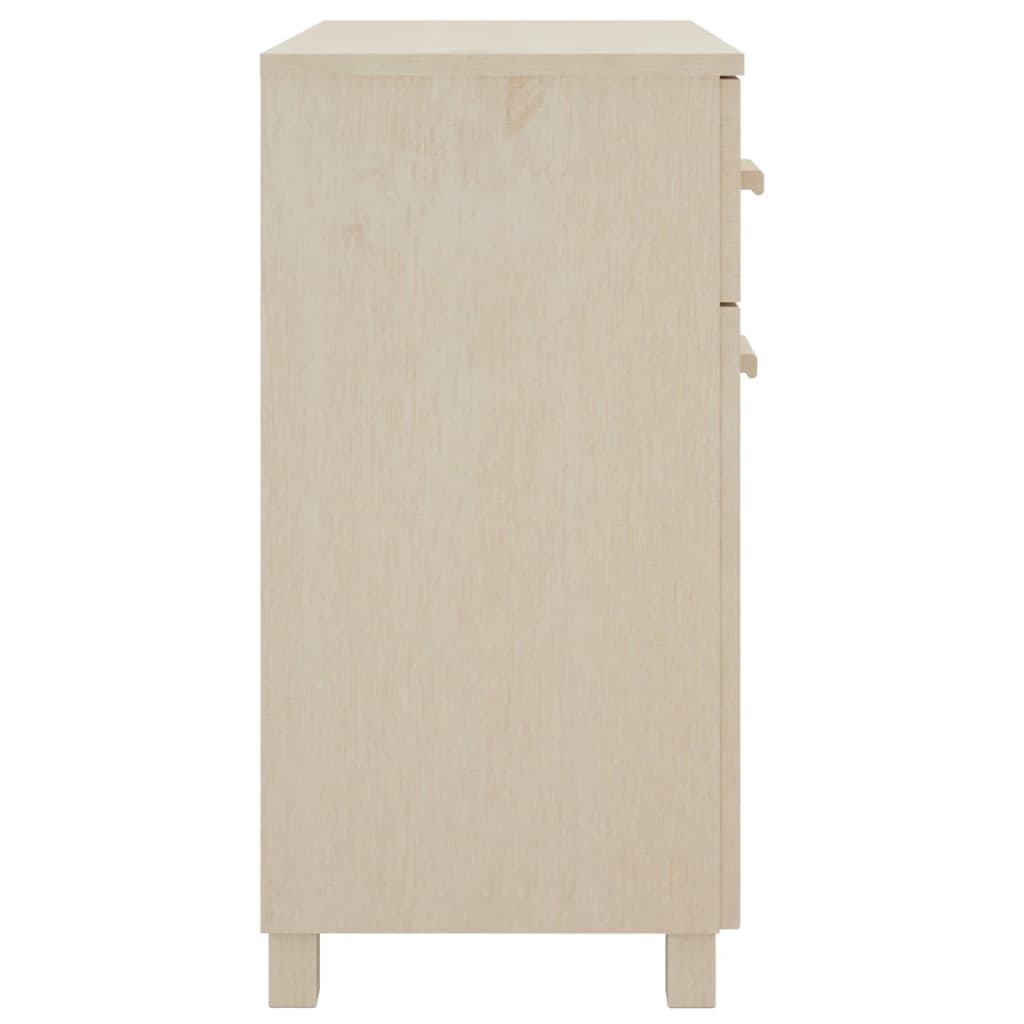Credenza HAMAR ambra 79x40x80 cm in Legno Massello di Pino