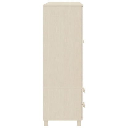 Armadio HAMAR ambra 99x45x137 cm in Legno Massello di Pino
