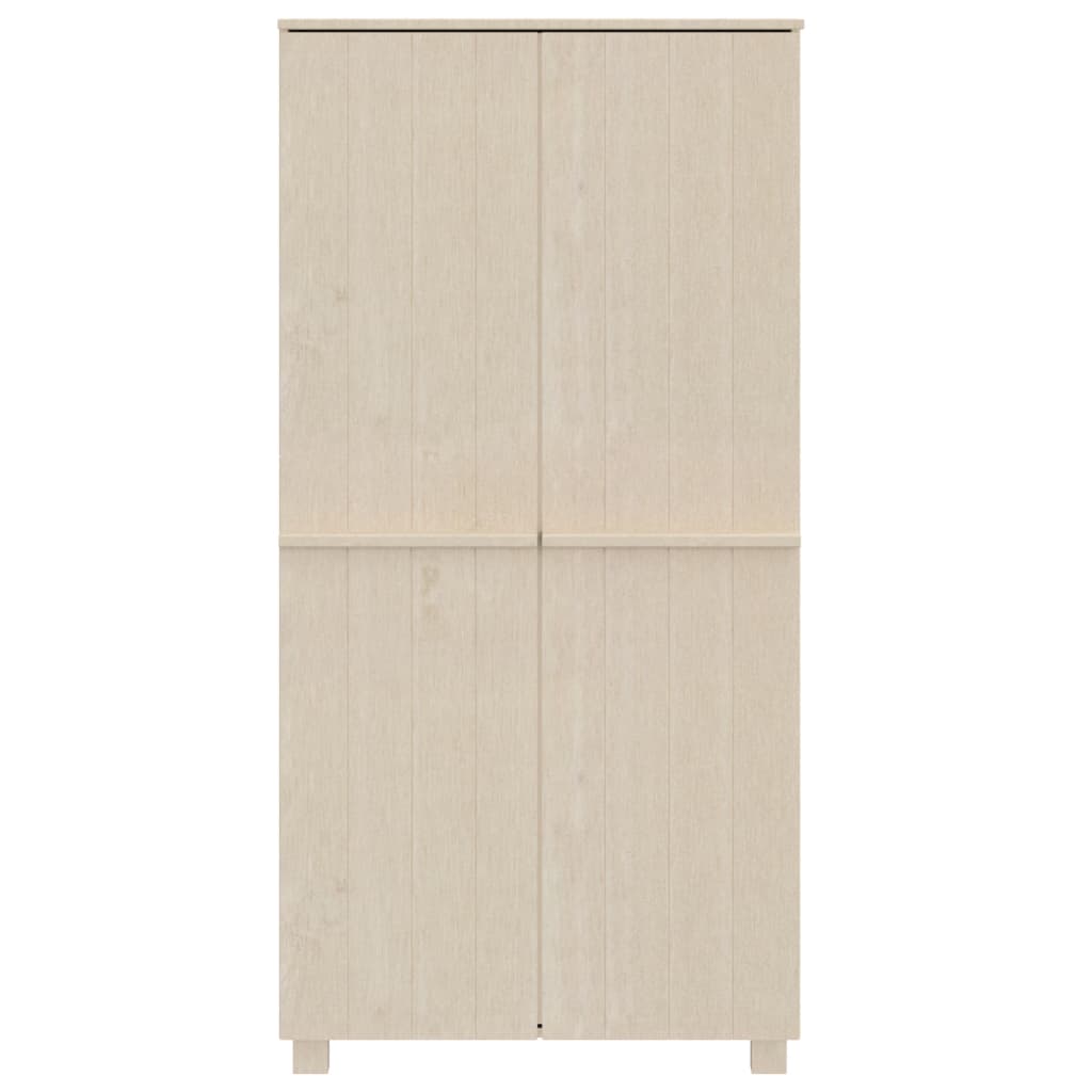 Armadio HAMAR ambra 89x50x180 cm in Legno Massello di Pino