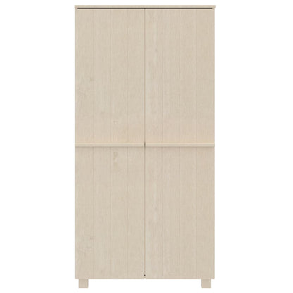 Armadio HAMAR ambra 89x50x180 cm in Legno Massello di Pino