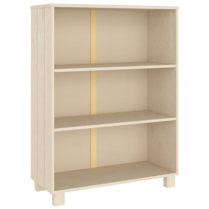Libreria HAMAR ambra 85x35x112 cm in Legno Massello di Pino