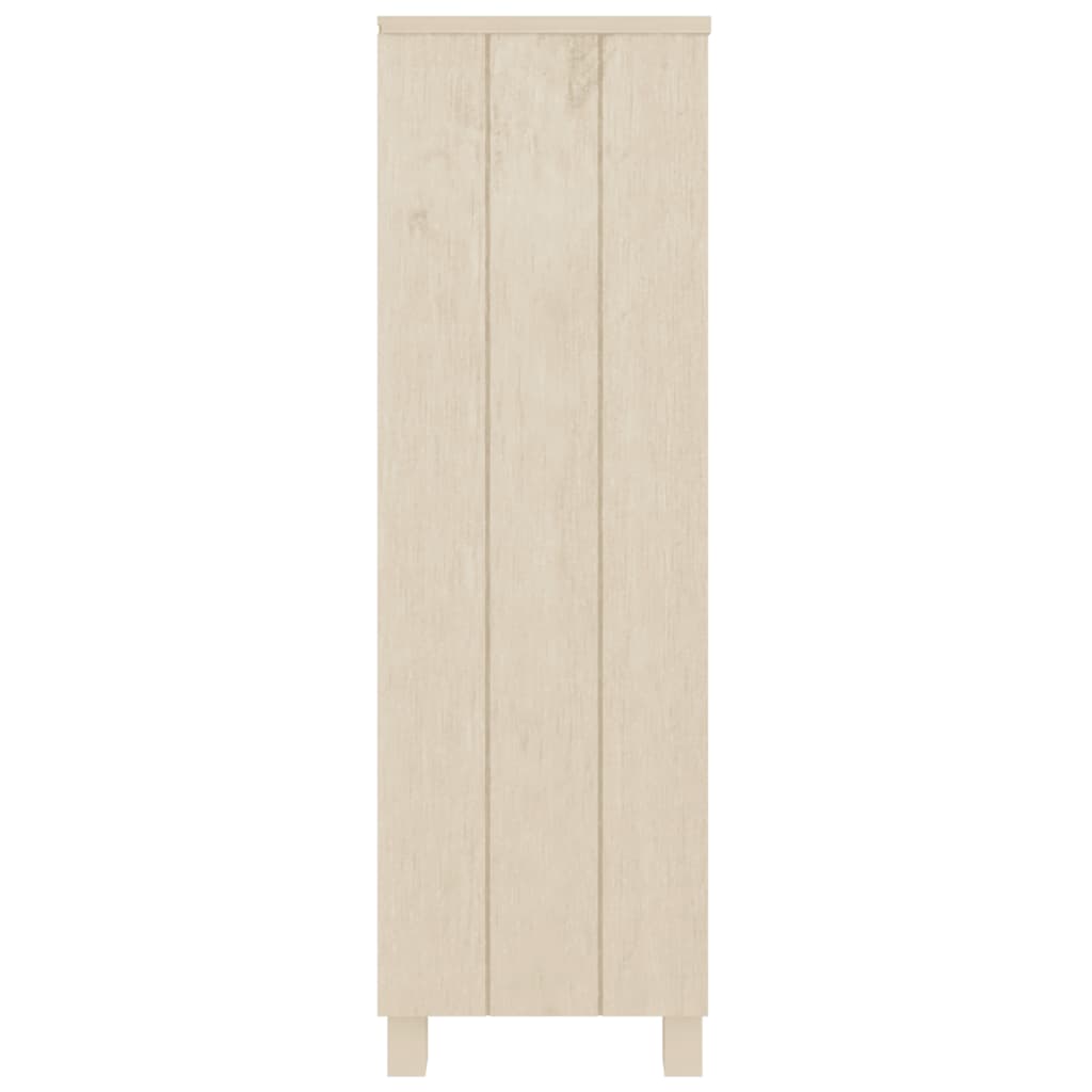 Libreria HAMAR ambra 85x35x112 cm in Legno Massello di Pino