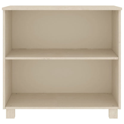 Credenza HAMAR ambra 85x35x80 cm in Legno Massello di Pino