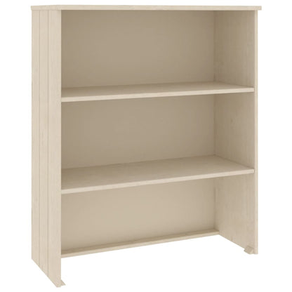 Piano Credenza HAMAR ambra 85x35x100 cm Legno Massello di Pino