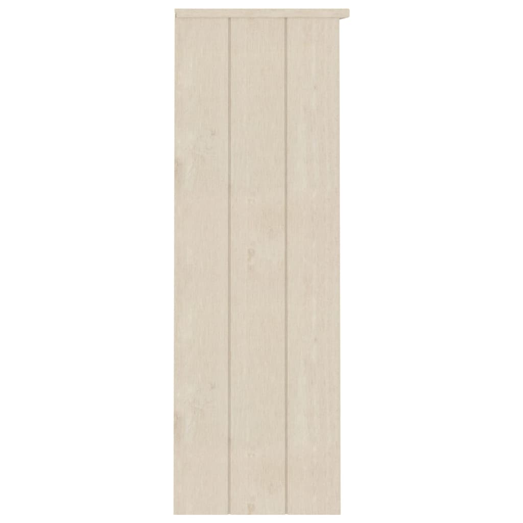 Piano Credenza HAMAR ambra 85x35x100 cm Legno Massello di Pino