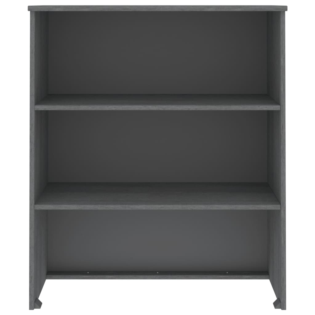 Piano Credenza HAMAR Grigio Scuro 85x35x100 cm Legno di Pino
