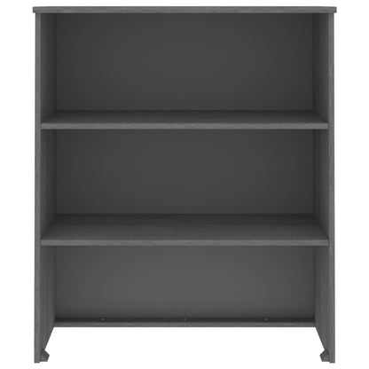 Piano Credenza HAMAR Grigio Scuro 85x35x100 cm Legno di Pino