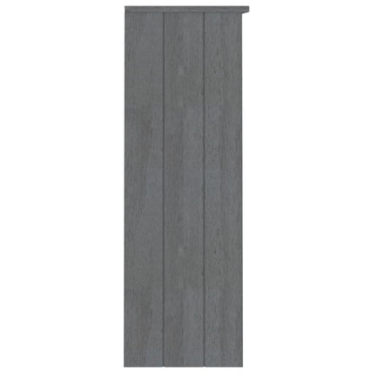 Piano Credenza HAMAR Grigio Scuro 85x35x100 cm Legno di Pino