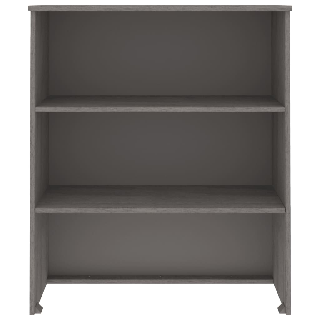 Piano Credenza HAMAR Grigio Chiaro 85x35x100 cm Legno di Pino