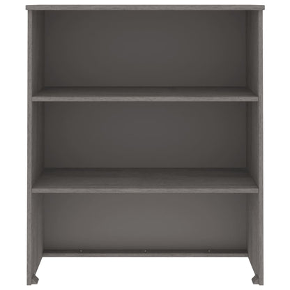 Piano Credenza HAMAR Grigio Chiaro 85x35x100 cm Legno di Pino