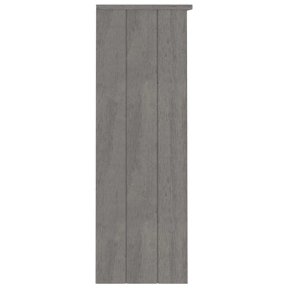 Piano Credenza HAMAR Grigio Chiaro 85x35x100 cm Legno di Pino