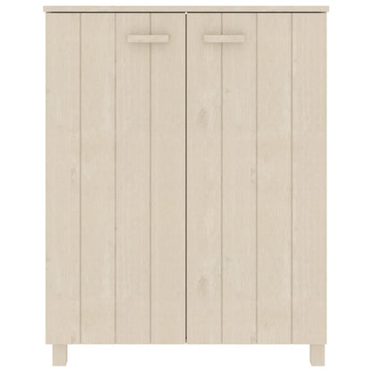 Scarpiera HAMAR ambra 85x40x108 cm in Legno Massello di Pino