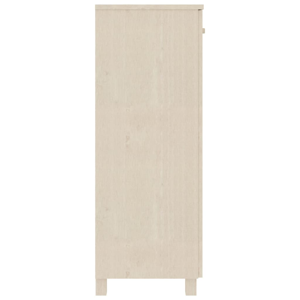 Scarpiera HAMAR ambra 85x40x108 cm in Legno Massello di Pino