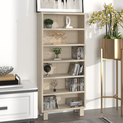 Mobile CD HAMAR ambra 45x18x100cm in Legno Massello di Pino
