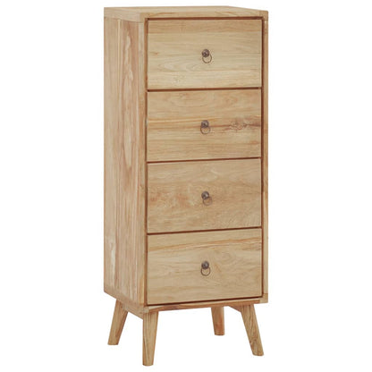 Cassettiera 40x30x100 cm in Legno Massello di Teak
