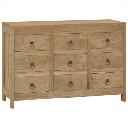 Cassettiera 80x30x55 cm in Legno Massello di Teak