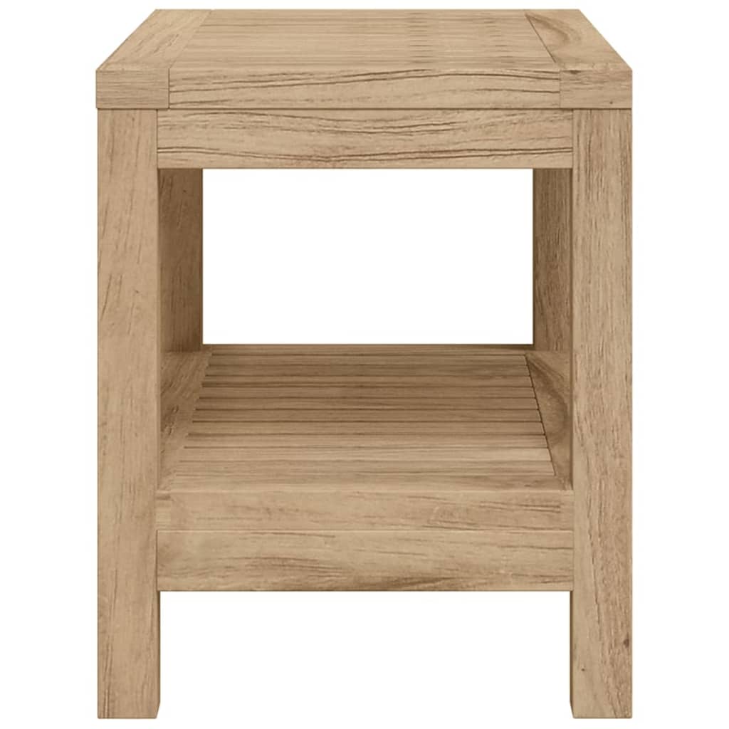 Tavolino da Bagno 60x30x45 cm in Legno Massello di Teak