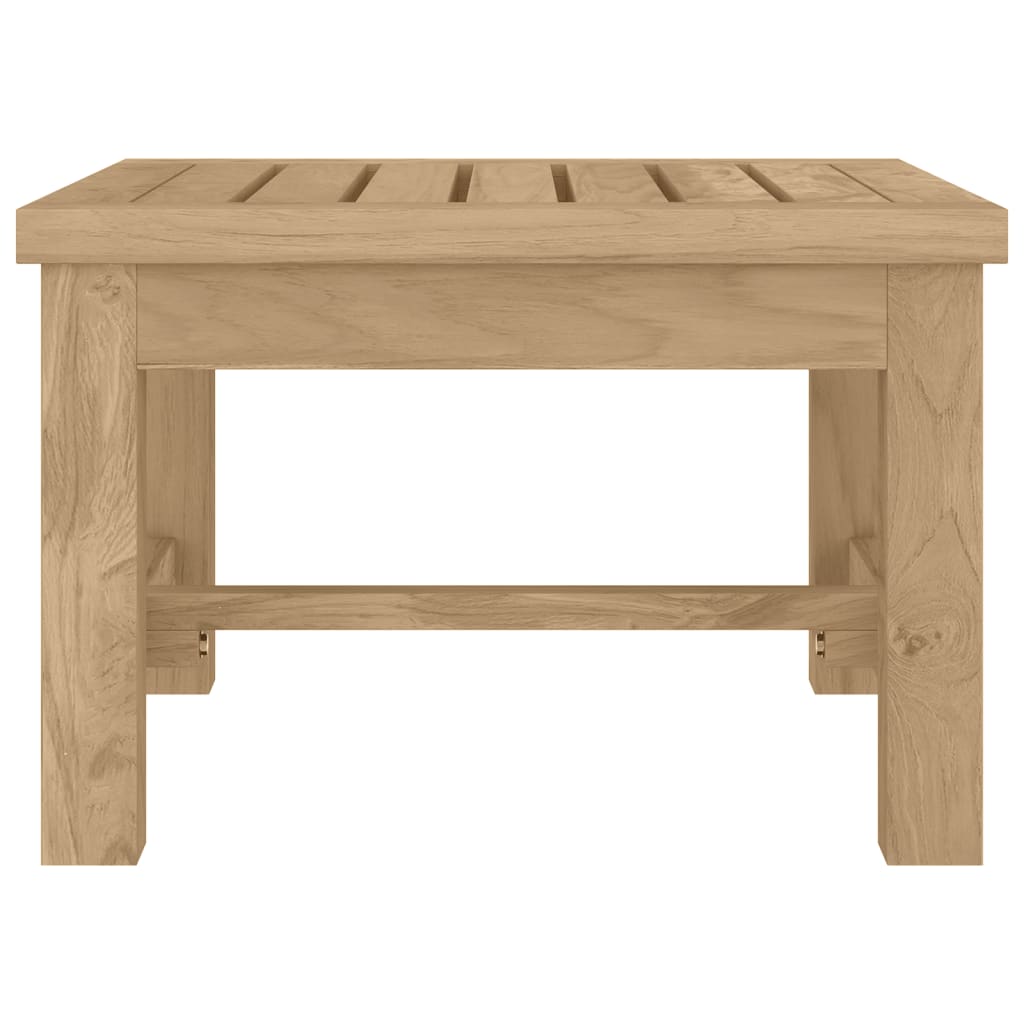 Tavolino da Salotto 45x45x30 cm in Legno Massello di Teak