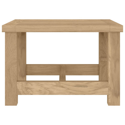 Tavolino da Salotto 45x45x30 cm in Legno Massello di Teak