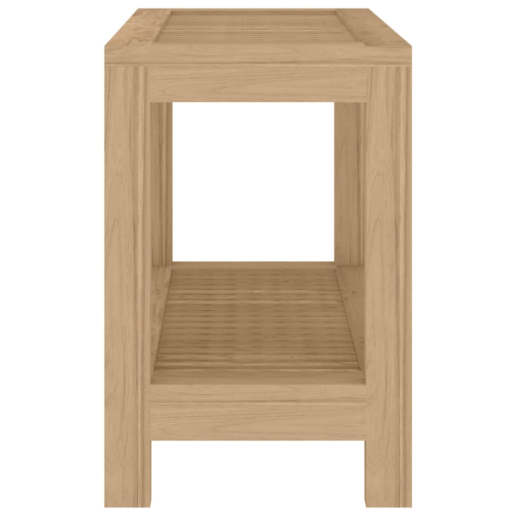 Tavolino da Bagno 60x30x45 cm in Legno Massello di Teak