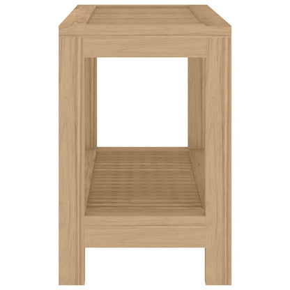 Tavolino da Bagno 60x30x45 cm in Legno Massello di Teak