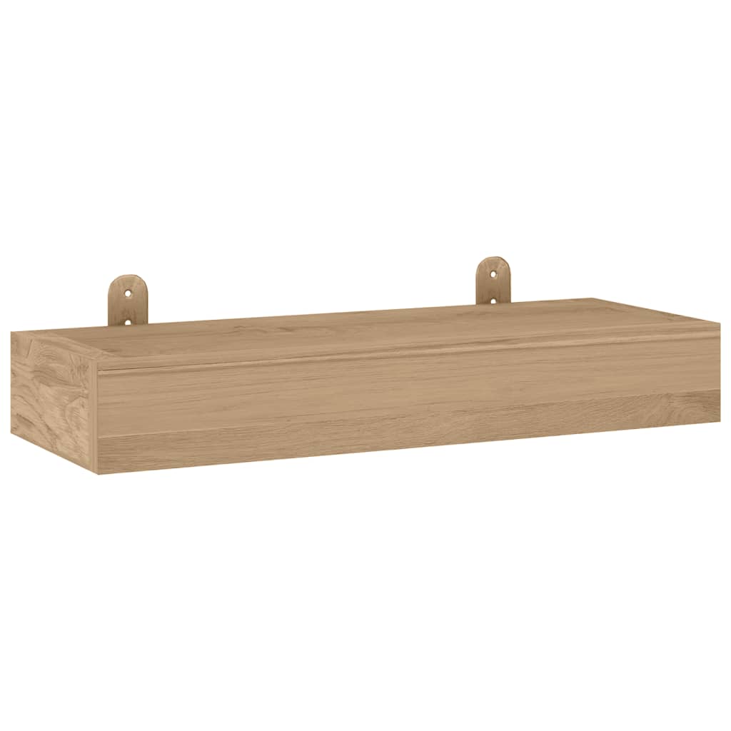 Mensole da Parete 2 pz 40x15x4 cm in Legno Massello di Teak