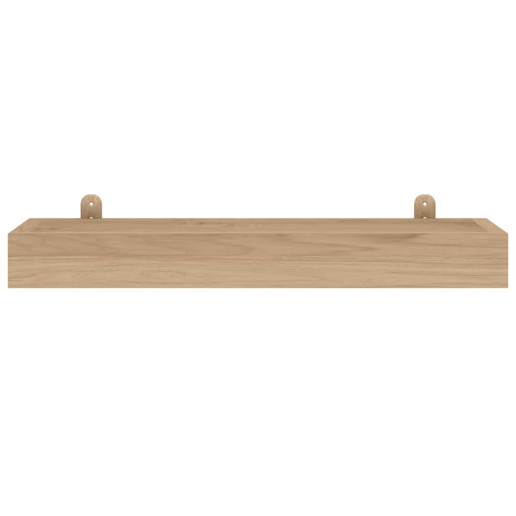 Mensole da Parete 2 pz 60x15x4 cm in Legno Massello di Teak
