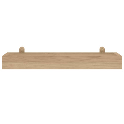 Mensole da Parete 2 pz 60x15x4 cm in Legno Massello di Teak