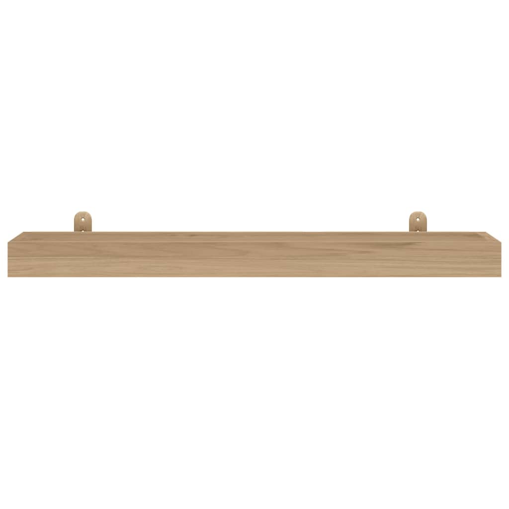 Mensole da Parete 2 pz 90x15x4 cm in Legno Massello di Teak
