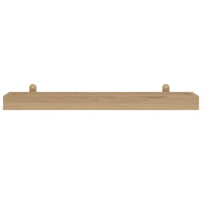 Mensole da Parete 2 pz 90x15x4 cm in Legno Massello di Teak