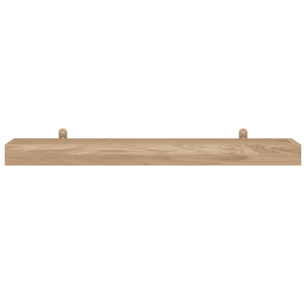 Mensole da Parete 2 pz 110x15x4 cm in Legno Massello di Teak