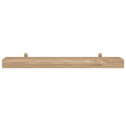Mensole da Parete 2 pz 110x15x4 cm in Legno Massello di Teak