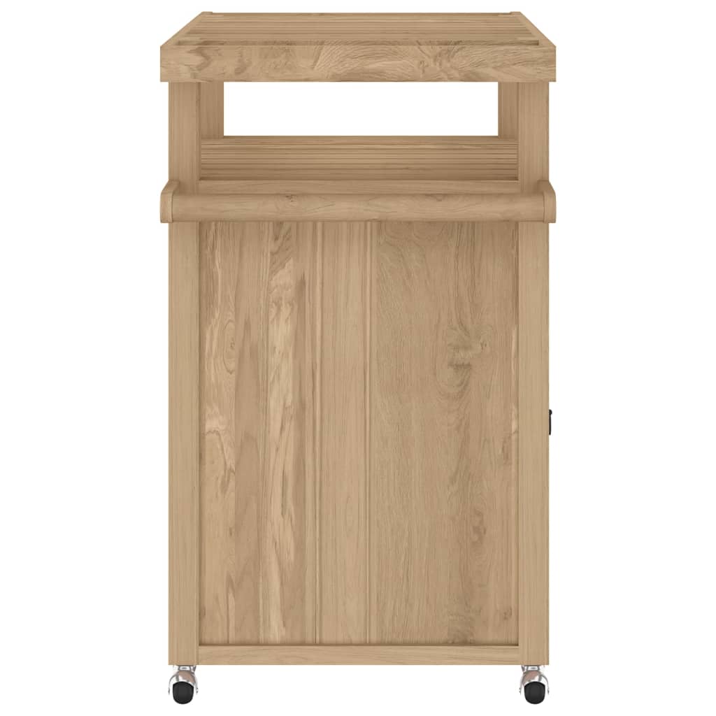 Carrello da Bar 70x50x90 cm in Legno Massello di Teak