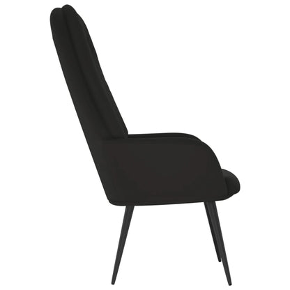 Sedia Relax Nero in Velluto
