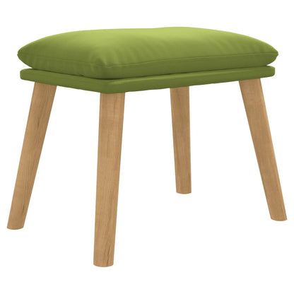 Poggiapiedi Verde Chiaro 45x29,5x35 cm in Velluto