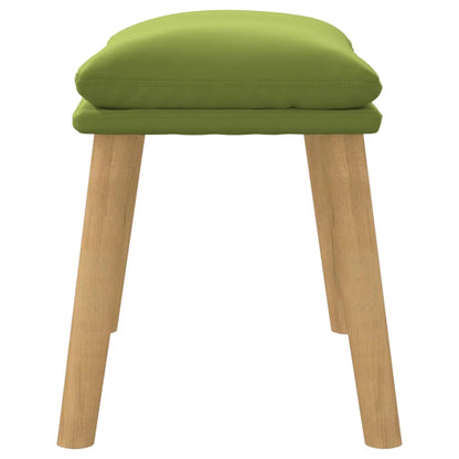 Poggiapiedi Verde Chiaro 45x29,5x35 cm in Velluto
