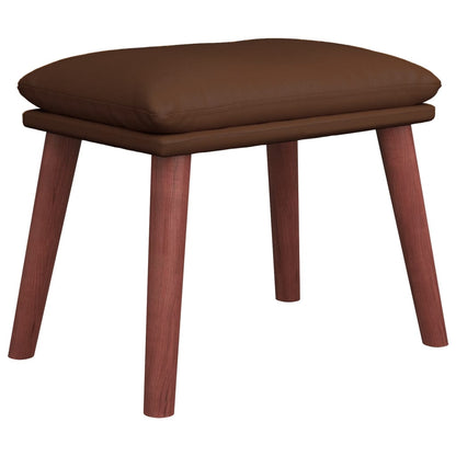 Poggiapiedi Marrone 45x29,5x35 cm in Similpelle