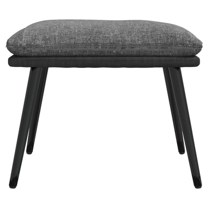 Sgabello Grigio Chiaro 45x29,5x35cm in Tessuto e Similpelle