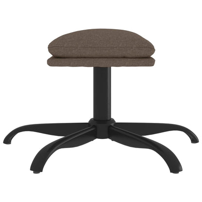 Poggiapiedi Tortora 60x60x36 cm in Tessuto