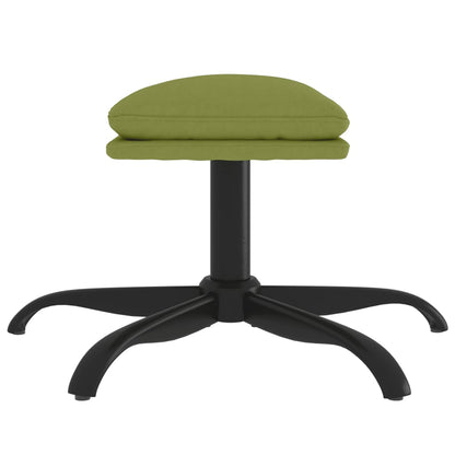Poggiapiedi Verde Chiaro 60x60x36 cm in Velluto