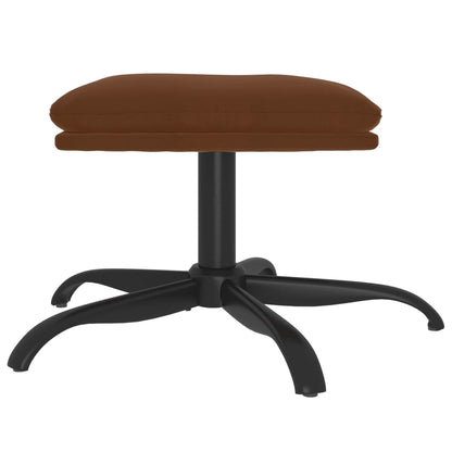 Sgabello Marrone 60x60x36 cm in Microfibra