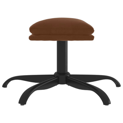Sgabello Marrone 60x60x36 cm in Microfibra