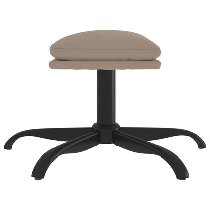 Sgabello Grigio Chiaro 60x60x36 cm in Microfibra