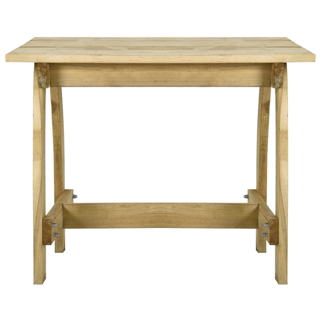 Tavolo da Giardino 110x74x75 cm in Legno di Pino Impregnato