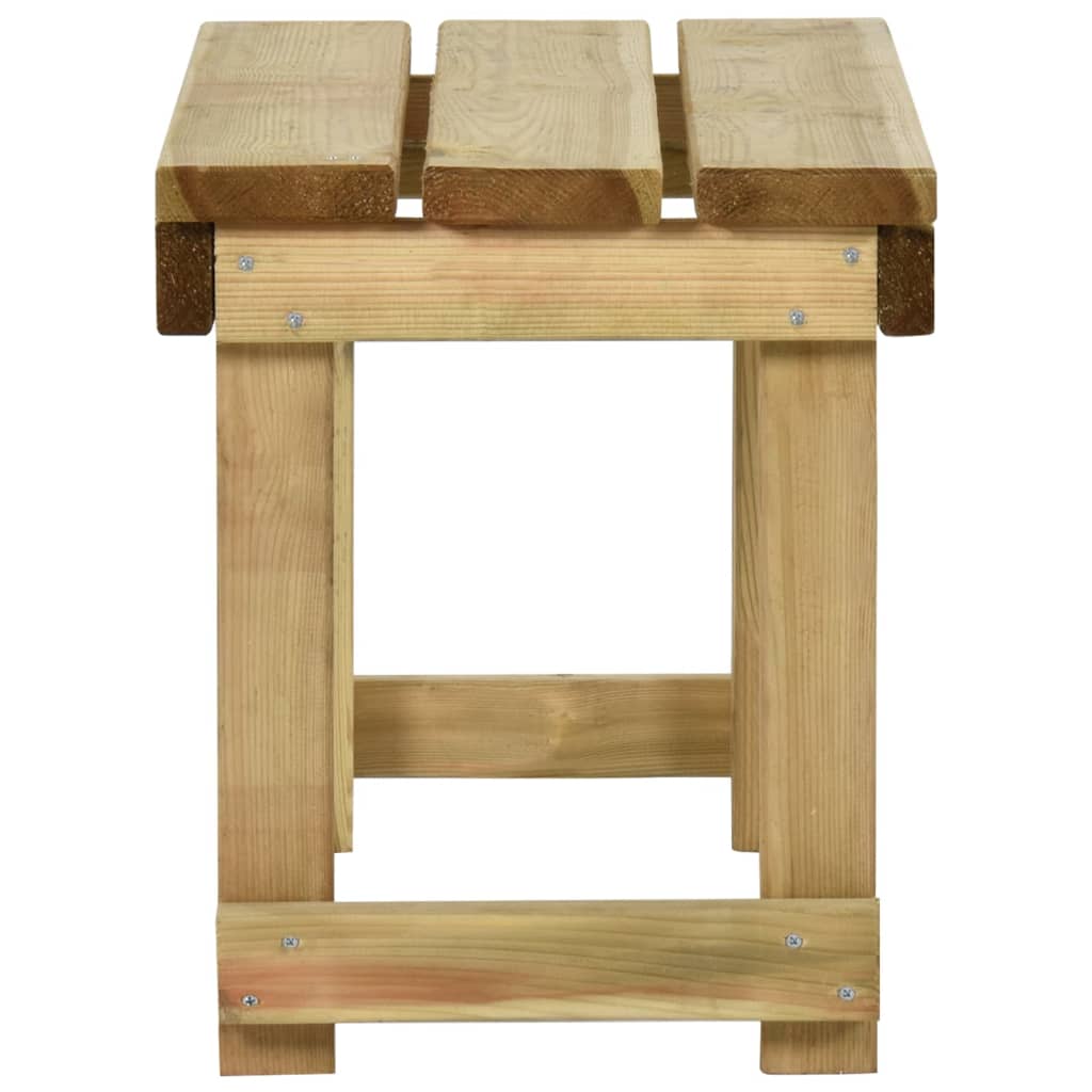 Panca da Giardino 90 cm in Legno di Pino Impregnato