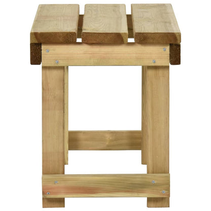 Panca da Giardino 90 cm in Legno di Pino Impregnato
