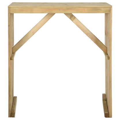 Tavolo da Bar 100x60x110 cm in Legno di Pino Impregnato