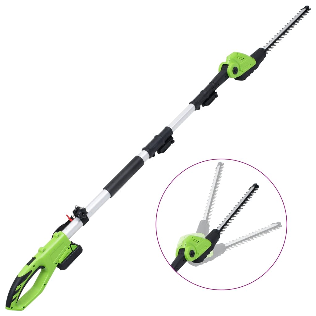 Tagliasiepi e Sega con Asta 2-in-1 Batteria 20V 1500 mAh Li-ion