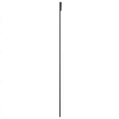 Porta Scorrevole ESG Vetro e Alluminio 76x205 cm Nera