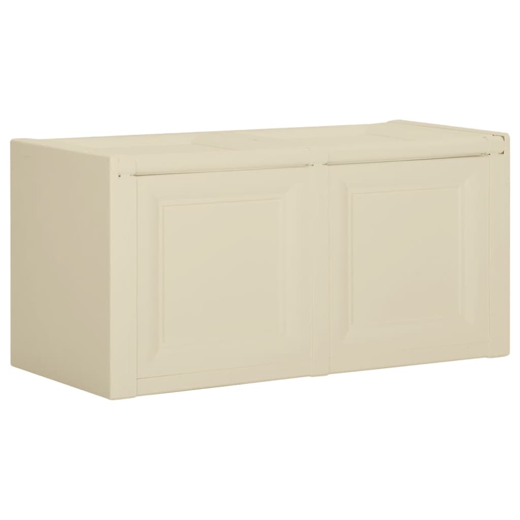Baule per Cuscini Bianco 86x40x42 cm 85 L
